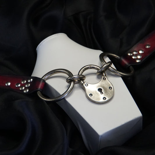 "CLEVY" BORDEAUX VIEILLI COLLIER CADENAS